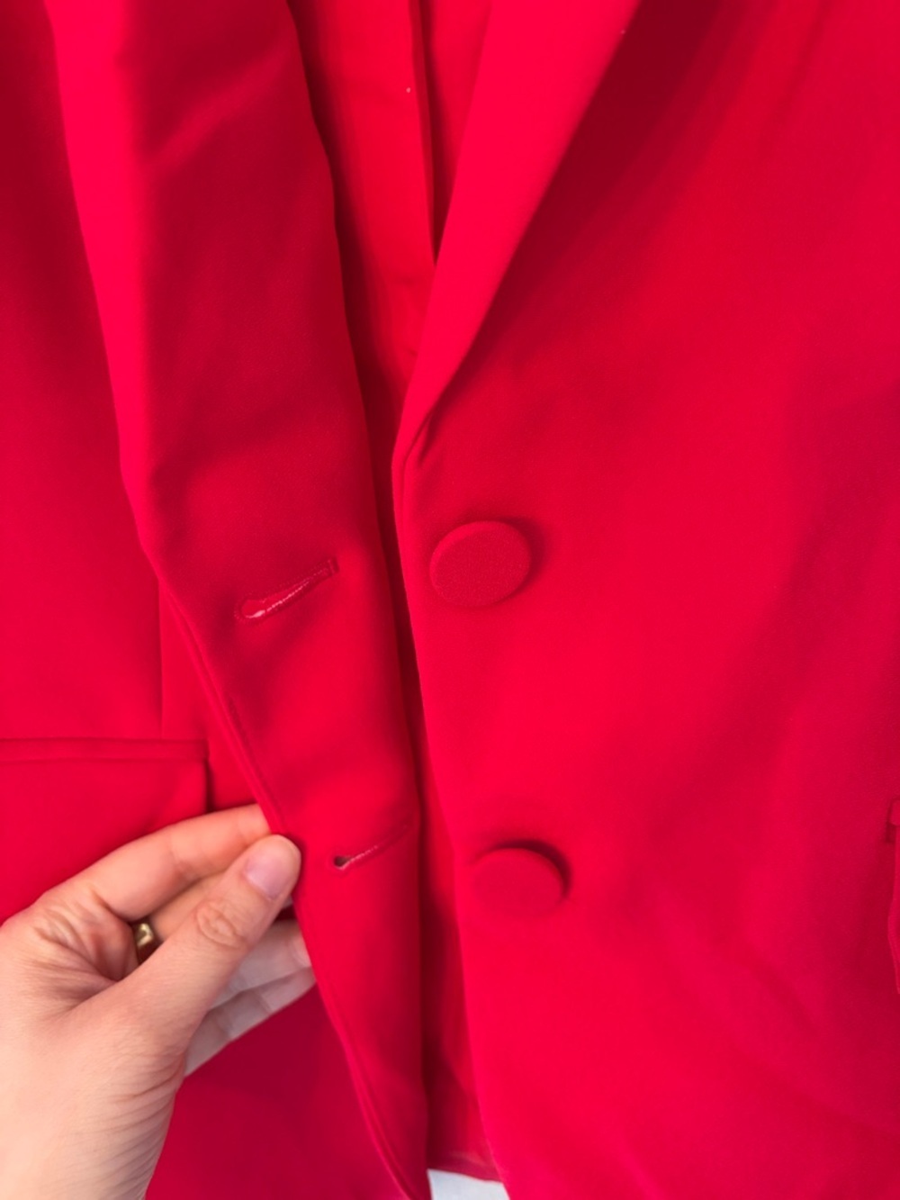J. Crew Red Single-Breasted Women's Blazer- NWT- Size 6 - Picture 3 of 5